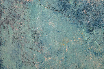 Abstract dark blue and white fresco concrete wall background texture