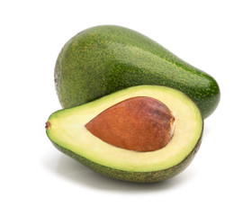 Avocado isolated on white