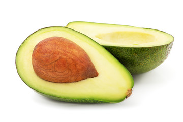 Avocado isolated on white