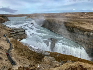 Fototapeta premium Gullfoss waterfall - Iceland