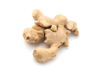 ginger on white background