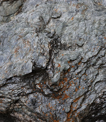 Texture of natural stone photographed in close-up.