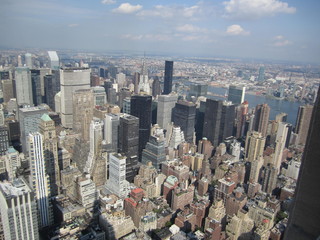 a nice view from the empire state building