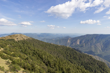 Naklejka premium Vue depuis le Mont Aigoual - Cévennes