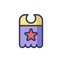 baby romper filled outline style