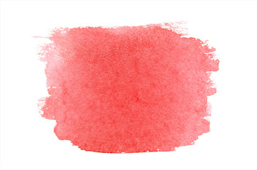 close up of color strokes on white background with clipping path