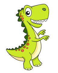 Cute cartoon dinosaur. Dino