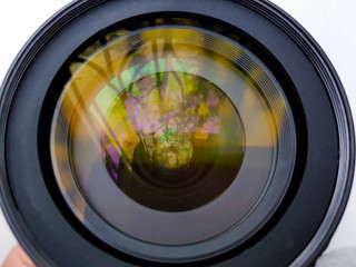 camera lens reflection 