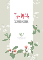 Template for invitation, greeting card, banner