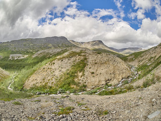 mountains in the summer. Hibiny