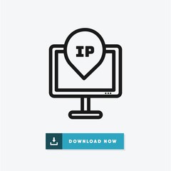 Ip vector icon