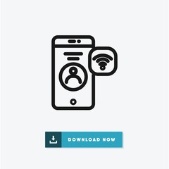 Phone call vector icon