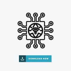 Internet vector icon