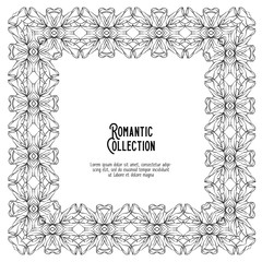 Template for invitation, greeting card banner, gift voucher