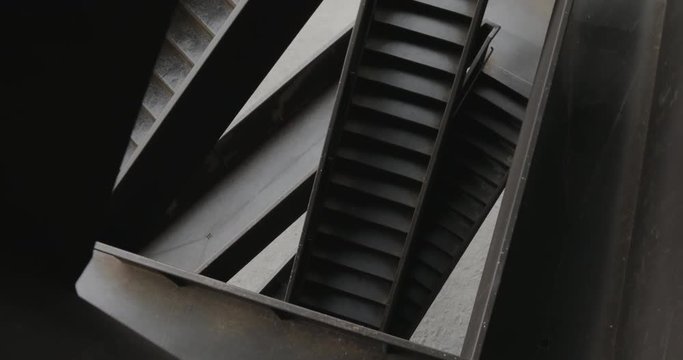 Rusted Staircase Structure