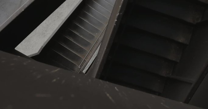 Rusted Staircase Structure