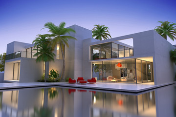 Sumptuous modern house