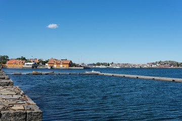 Ehemalige Kaserne der norwegischen Marine in Stavern