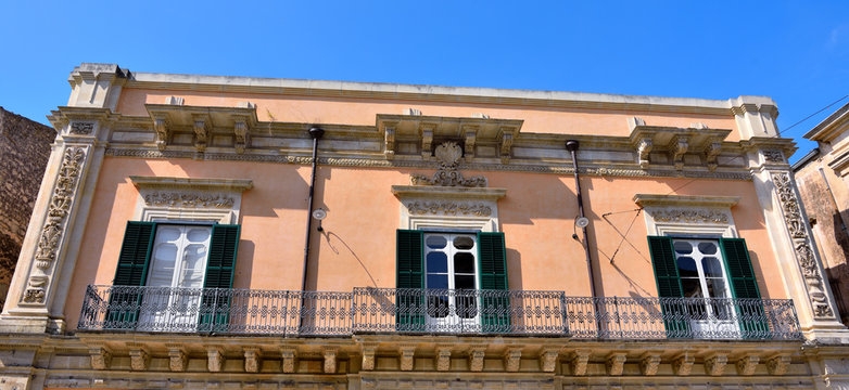 moncada palace modica sicily italy