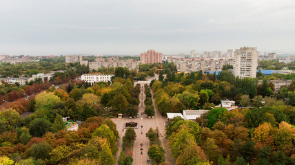 Obraz premium panoramic view of park