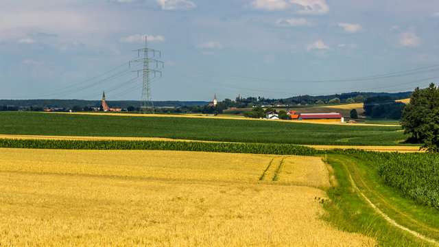 Beautiful view near Ankam-Bavaria-Germany