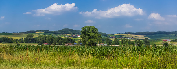 Obraz premium Beautiful view near Egglham-Bavaria-Germany
