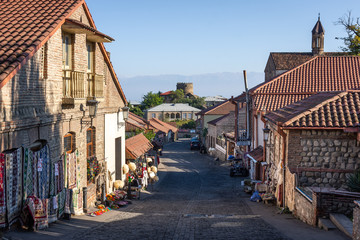 Village pittoresque de Sighnaghi, Géorgie