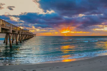  Sunrise at the Juno Beach, Florida Fishing Pier © SANDI