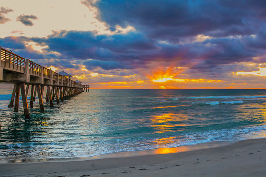 Sunrise at the Juno Beach, Florida Fishing Pier