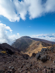 那須朝日岳から見る茶臼岳秋2018