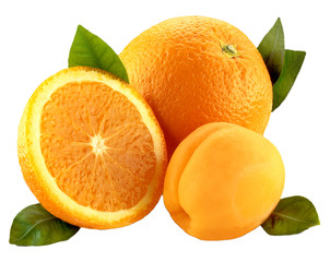 ORANGE AND APRICOT
