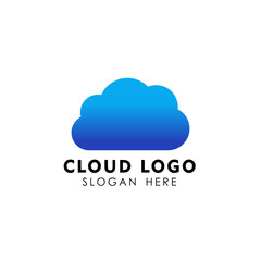 Cloud logo design template vector icon