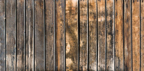 Texture of an old wooden wall. Background