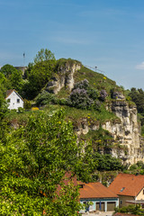 Fototapeta na wymiar Beautiful view near Hohenfels-Bavaria-Germany