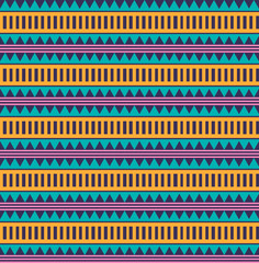 Geometric seamless pattern. Ethnic seamless pattern. Tribal background. Vector illustration.