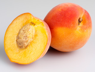 WHOLE PEACH AND HALF