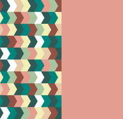 Card with arrow pattern and empty space for your text. © _aine_
