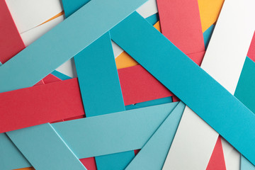 Obraz premium Geometric composition with colored elements, abstract background