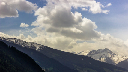 Fototapeta na wymiar Beautiful view near Fuegen - Zillertal - Tyrol - Austria