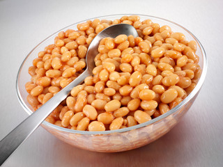 BOWL OF BAKED BEANS