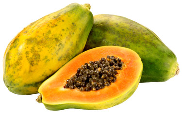 PAPAYAS ON WHITE