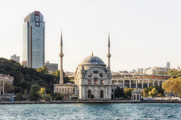 Fototapeta na wymiar Dolmabahce mosque in Istanbul.