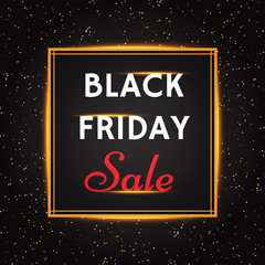 Obraz premium Black Friday sale banner template