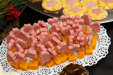 Cute Ham And Cheese Party Platter