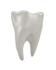 Tooth 3D Illustration, Dental medicine and health concept design.