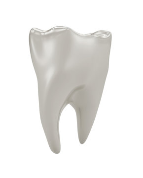 Tooth 3D Illustration, Dental medicine and health concept design.