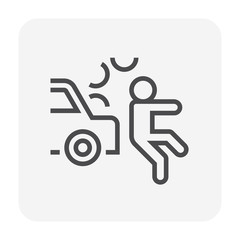 car accident icon