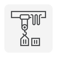 overhead crane icon