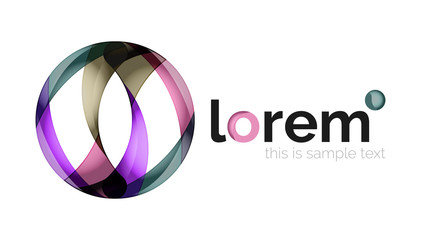 Abstract geometric business icon