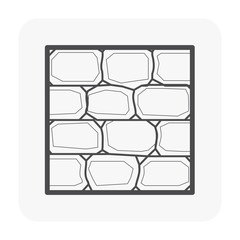 concrete block icon